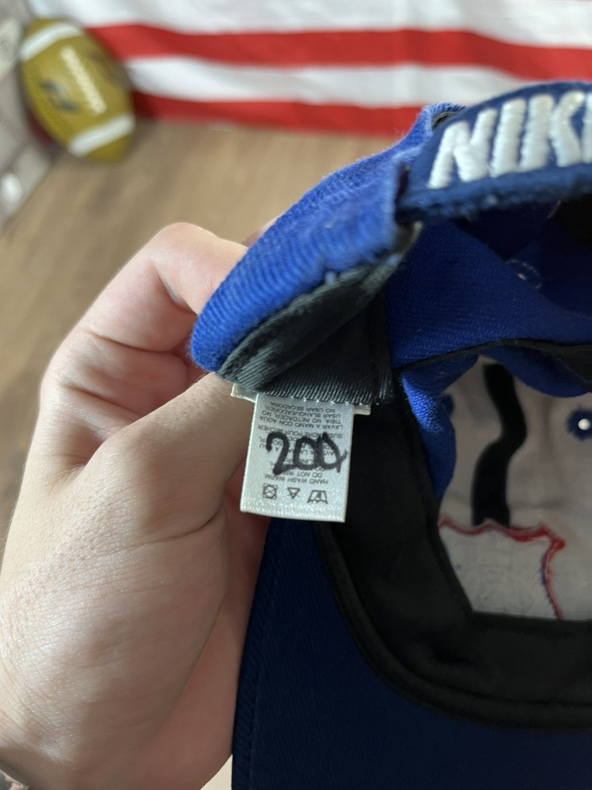 Nike Vintage 90s Rangers Football Soccer Cap Hat Rare Size ONE SIZE - 13 Thumbnail