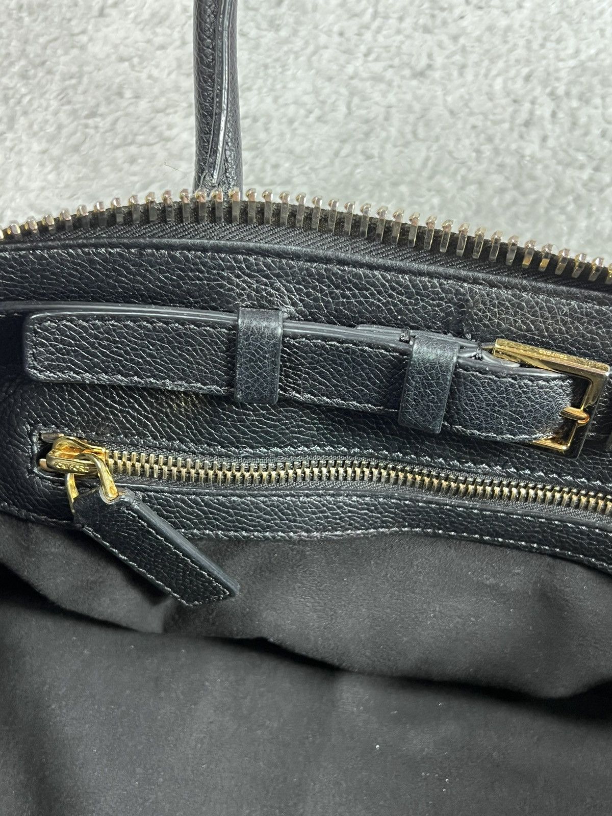Tom Ford Tom Ford Padlock Black Leather Bag Size ONE SIZE - 22 Thumbnail