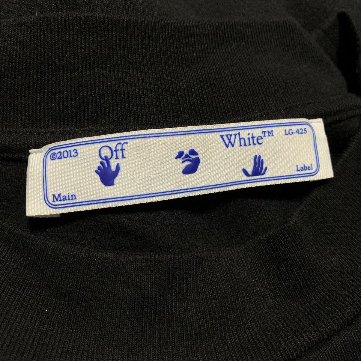 Off-White Off White Medium Rainbow Tomboy Black Tee Virgil Abloh Size US M / EU 48-50 / 2 - 4 Thumbnail