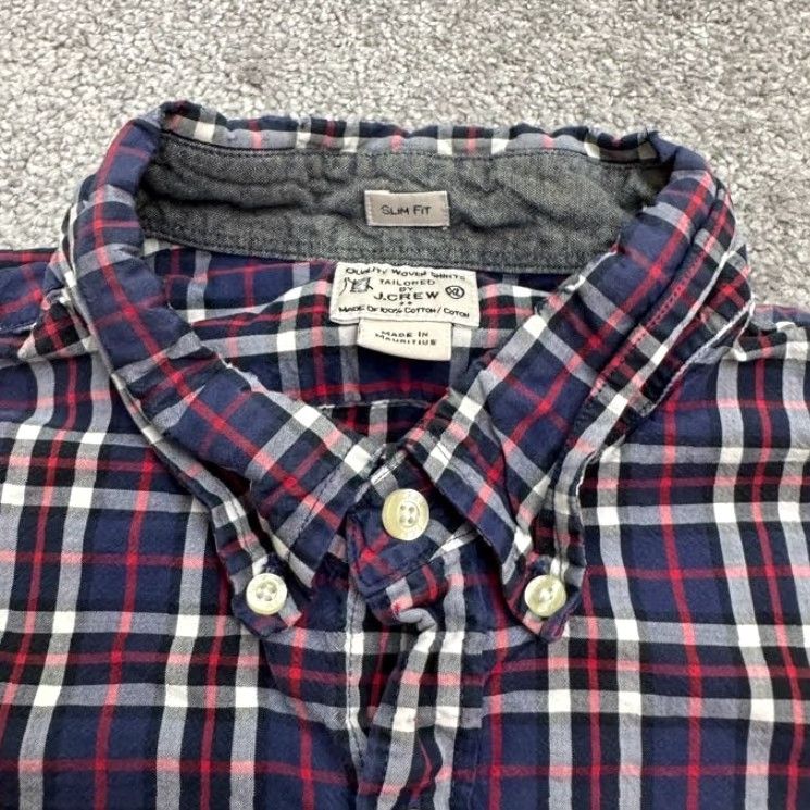 J.Crew J.CREW Slim Fit Shirt Mens XL Multicolor Plaid Cotton Button-Down Casual Top Size US XL / EU 56 / 4 - 3 Thumbnail