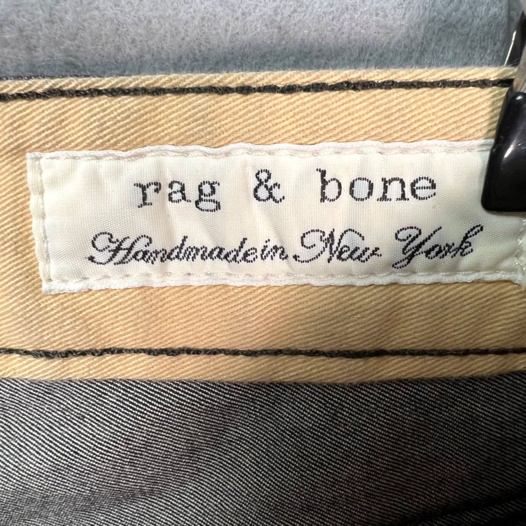 Rag & Bone rag & bone Womens 25 Gray Skinny Jeans Cotton Blend Denim 5-Pocket Inseam 32 Size 42" / US 20 - 3 Thumbnail