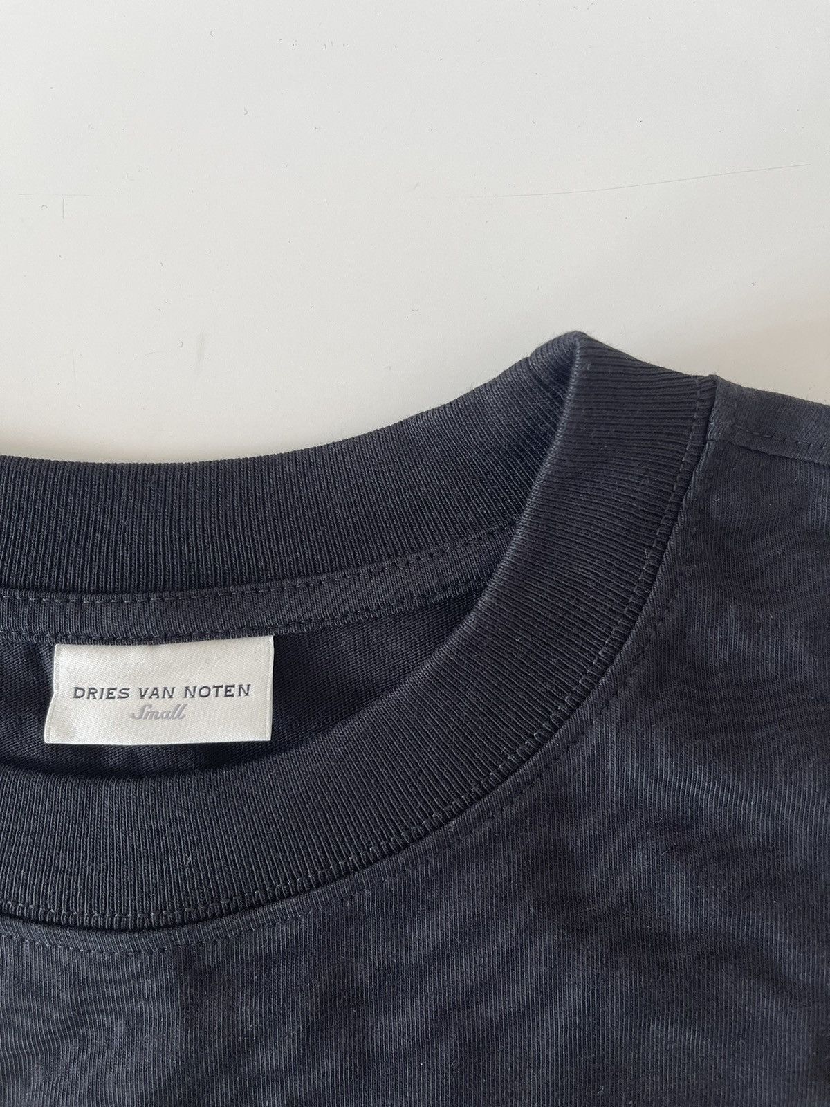 Dries Van Noten Black Embroidered Long Sleeve T-shirt Size US S / EU 44-46 / 1 - 5 Thumbnail