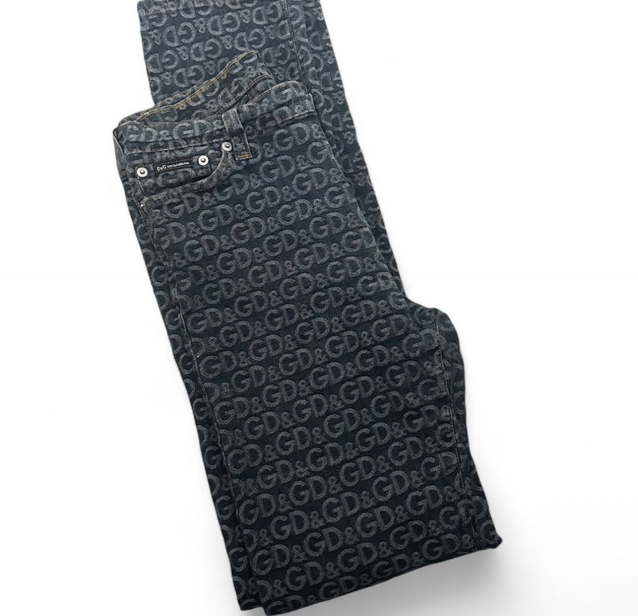 Dolce & Gabbana Dolce & Gabbana Monogram logo jeans Size US 30 / EU 46 - 3 Thumbnail