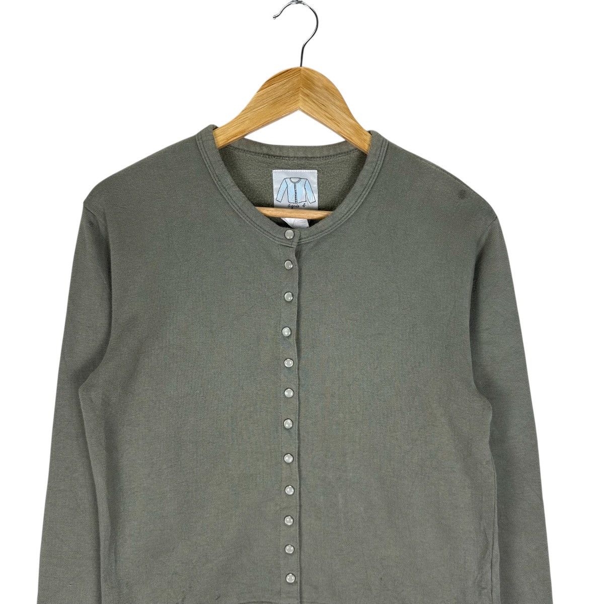 agnes b. AGNES B FRANCE SNAP BUTTON CARDIGAN Size S / US 4 / IT 40 - 3 Thumbnail