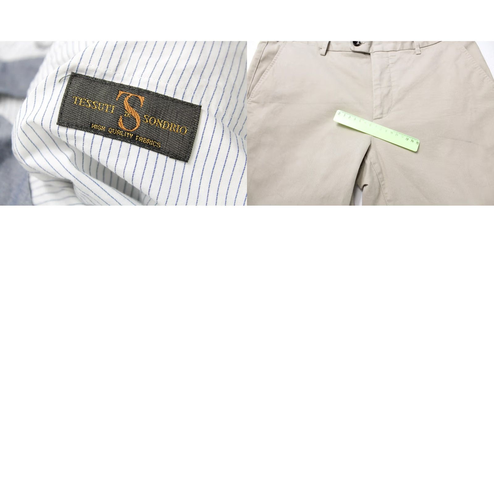 Suitsupply Suitsupply Porto Trousers Men's UK 36 Pure Cotton Chino Pockets Zip Fly Beige Jeans Trousers Mens Regular Cotton Beige Porto Size US 36 / EU 52 - 8 Thumbnail