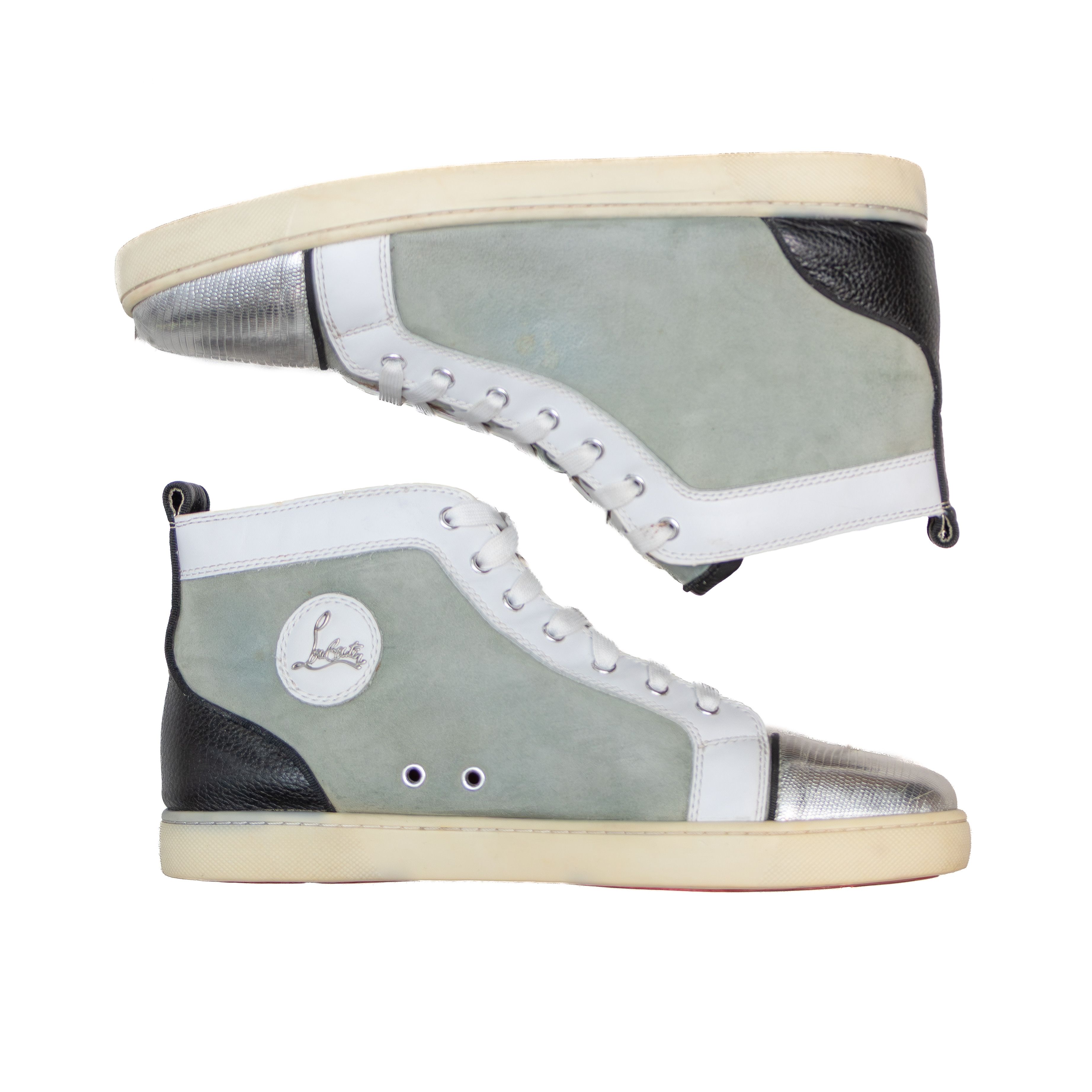 Christian Louboutin Christian Louboutin Grey Suede Sneakers US 12 / UK 11 Size US 12 / EU 45 - 7 Thumbnail