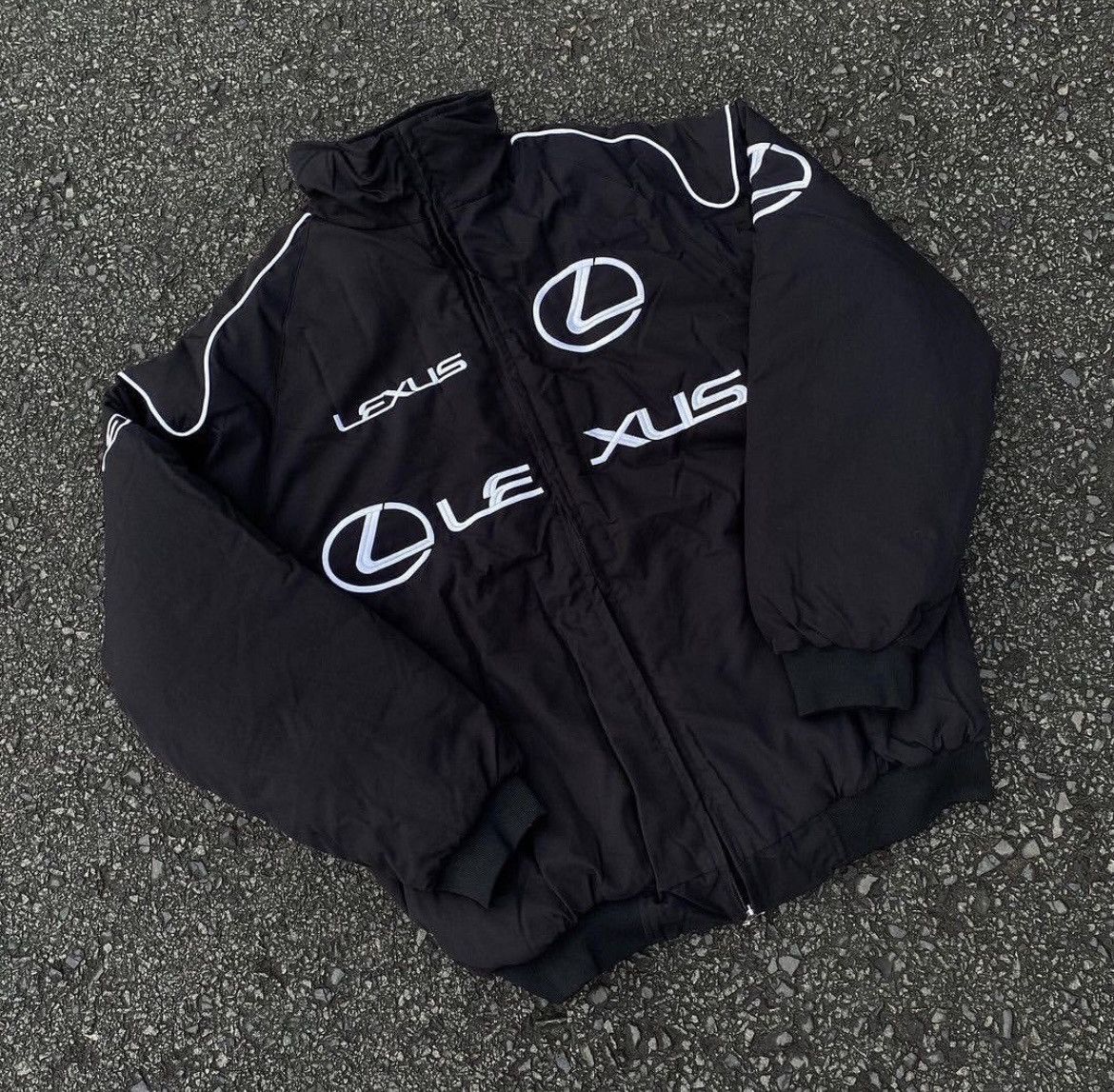 Lexus ブラック ナイロンジャケット F1 M レクサス