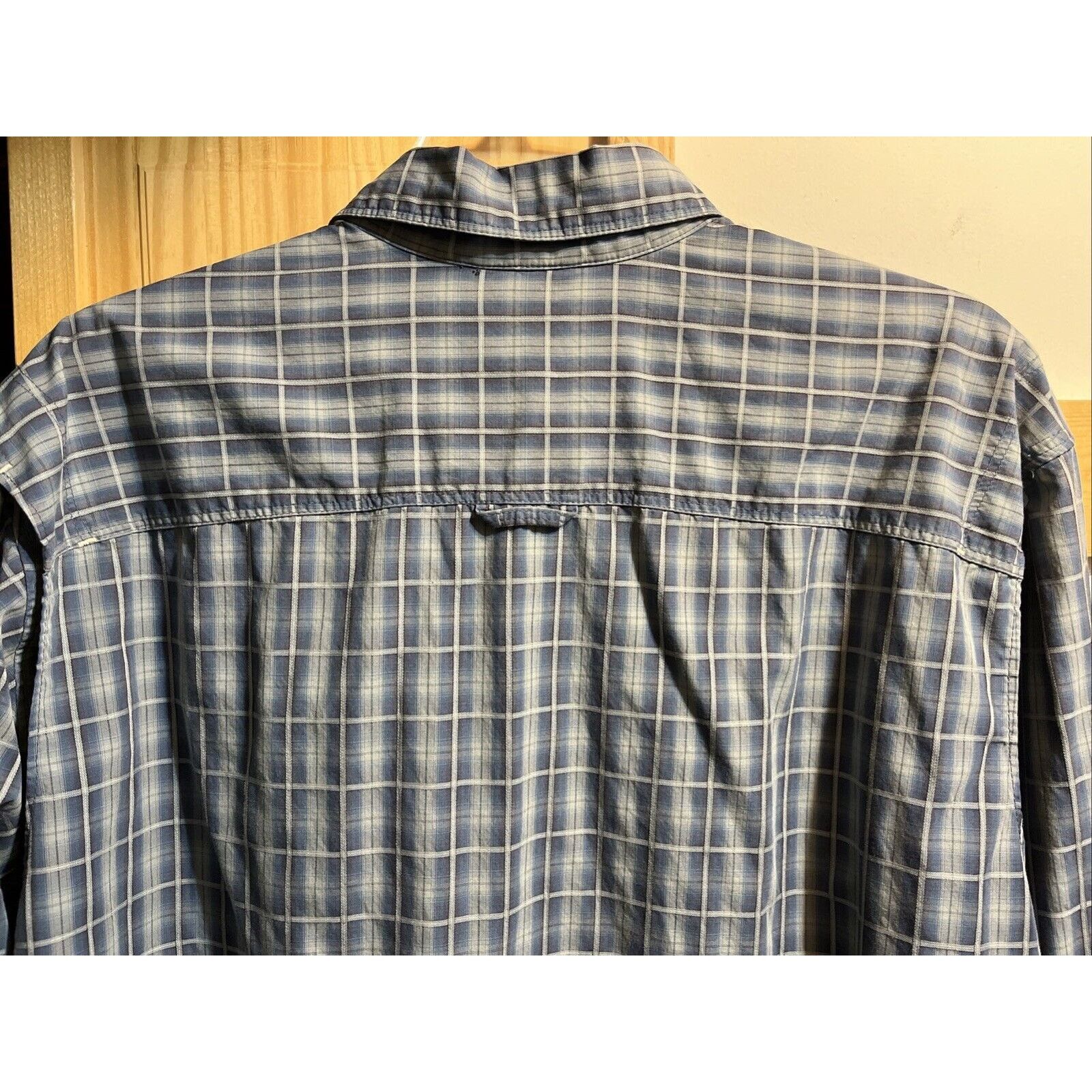 The North Face The North Face Men’s Shirt L Blue Plaid Button Up Hiking LS Size US L / EU 52-54 / 3 - 10 Thumbnail