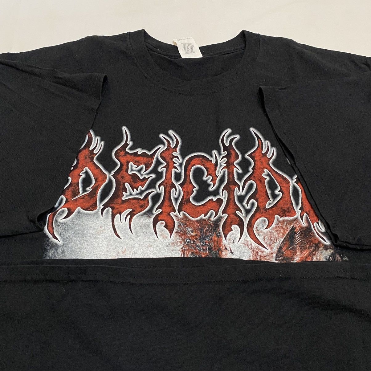 Gildan deicide Tshirt band obertures of blaspemy Obituary burzum Size US XL / EU 56 / 4 - 4 Thumbnail
