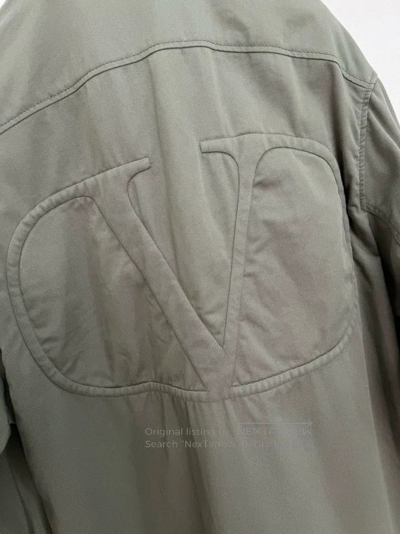 Valentino Valentino Army green denim jacket Size S / US 4 / IT 40 - 3 Thumbnail