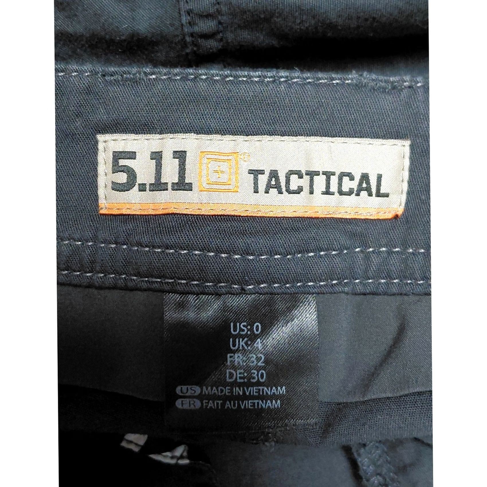 Vintage 5.11 Tactical Shorts Gray Solid Woven Cargo Pocket Men Size 0 Adult Small Button Rise Mid 10-12 In Lightweight Summer Casual Outdoor Functional Logo Size 25" / US 0 / IT 36 - 6 Thumbnail