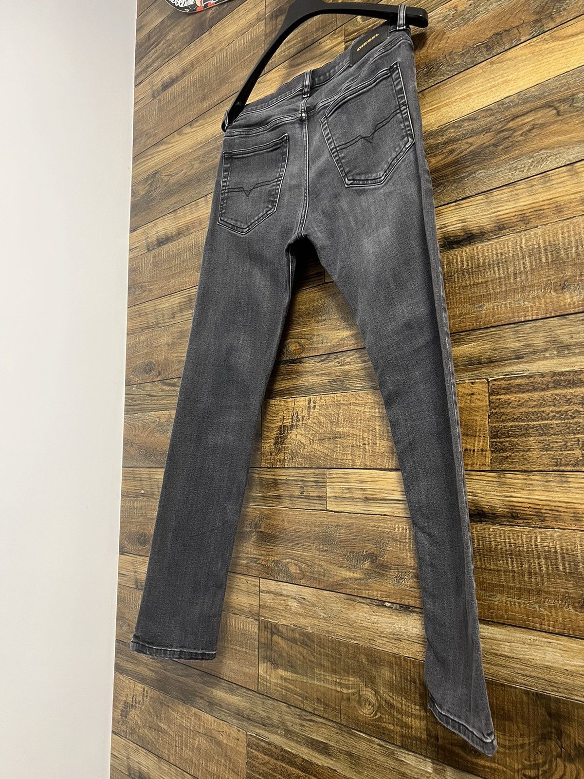 Diesel DIESEL Diesel D-Luster Grey Denim Jeans Slim Fit Stretch Size US 30 / EU 46 - 4 Thumbnail
