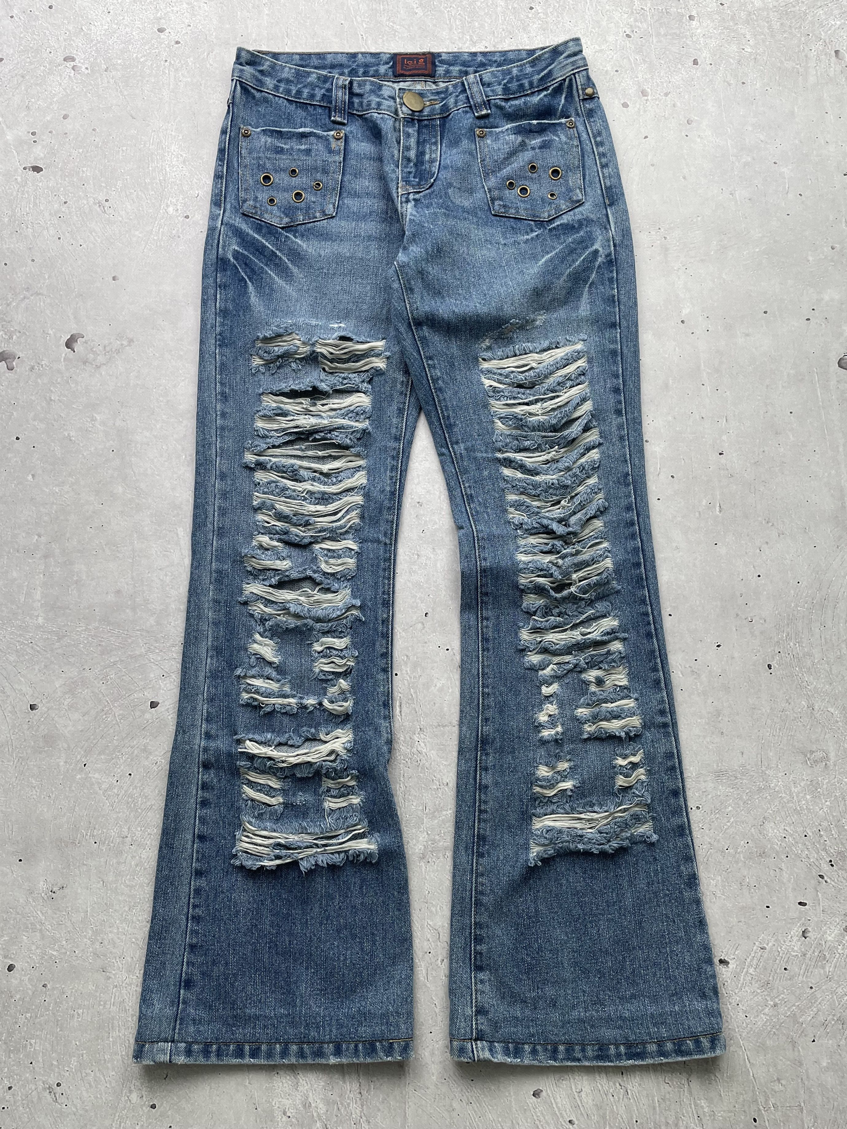 Vintage Vintage Ripped Jeans Size 29" - 1 Thumbnail