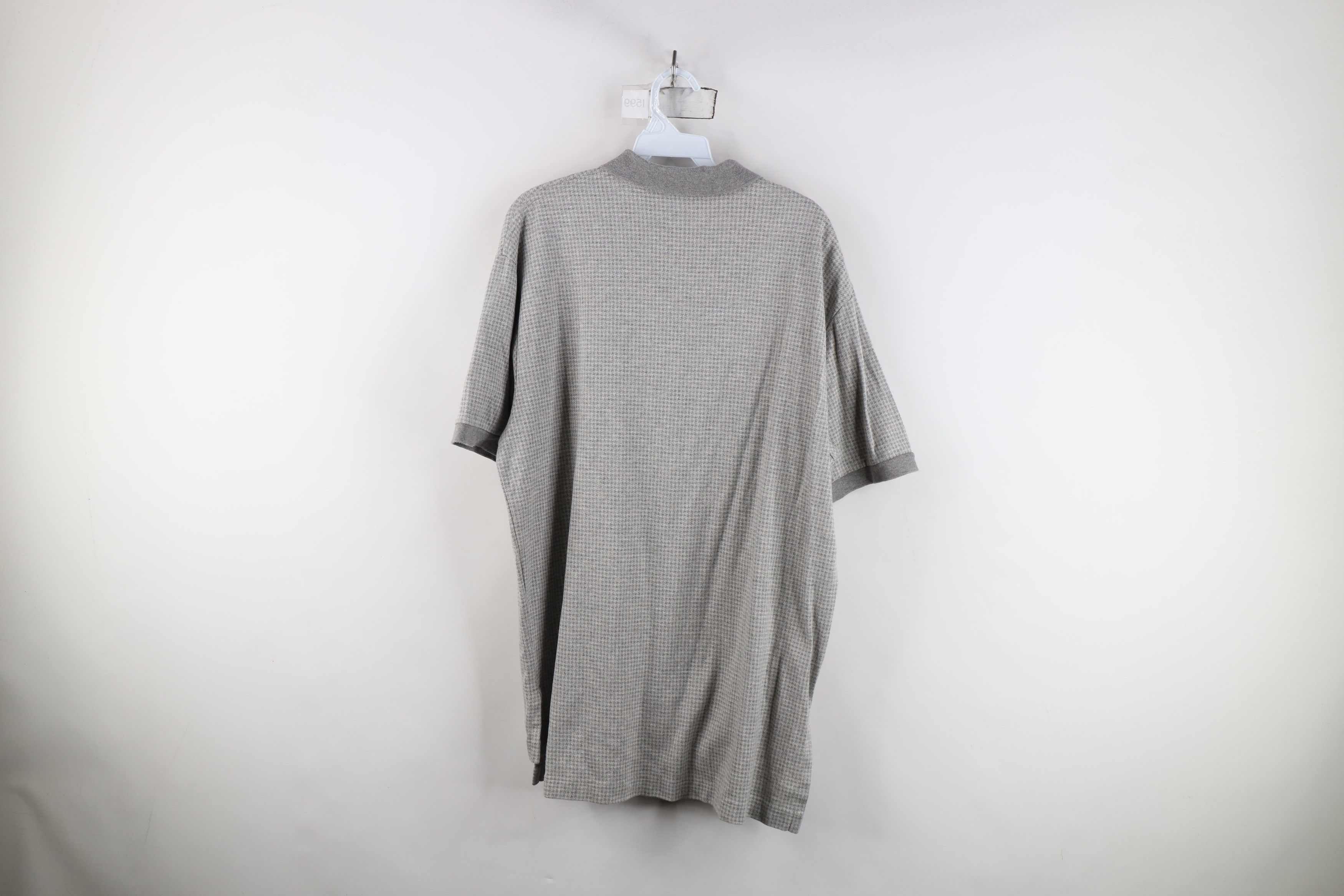 Ralph Lauren Vintage 90s Ralph Lauren Soft Touch Houndstooth Polo Shirt Size US L / EU 52-54 / 3 - 9 Thumbnail