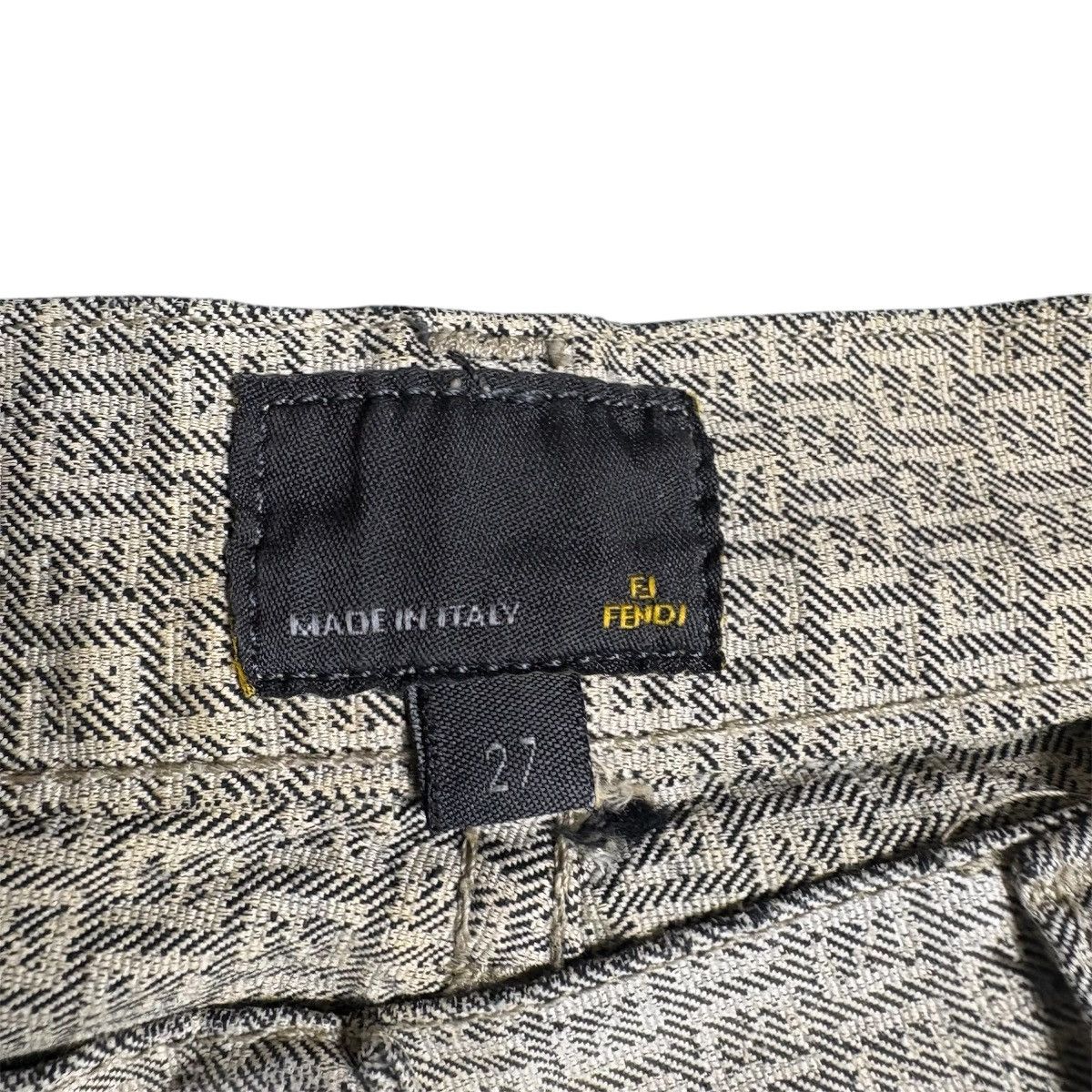 Fendi Fendi Monogram Distressed Jeans Pants Size US 30 / EU 46 - 6 Thumbnail