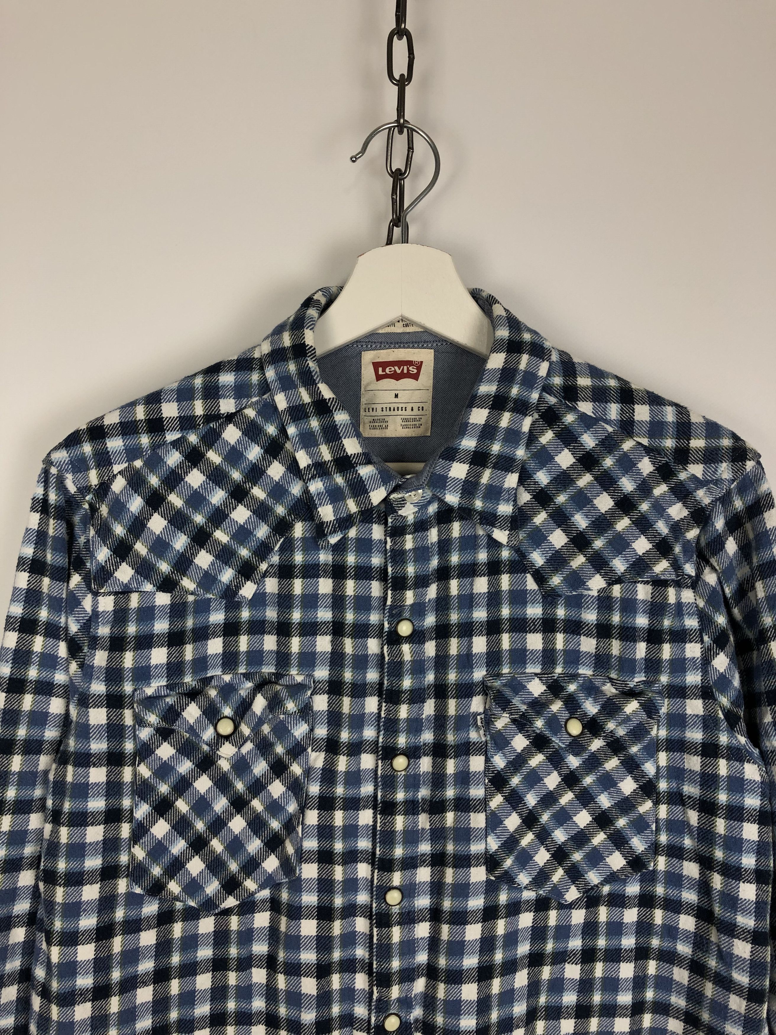 Levi's Levi's Check Shirt Snap Shirt Slim Fit size M Size US M / EU 48-50 / 2 - 2 Thumbnail