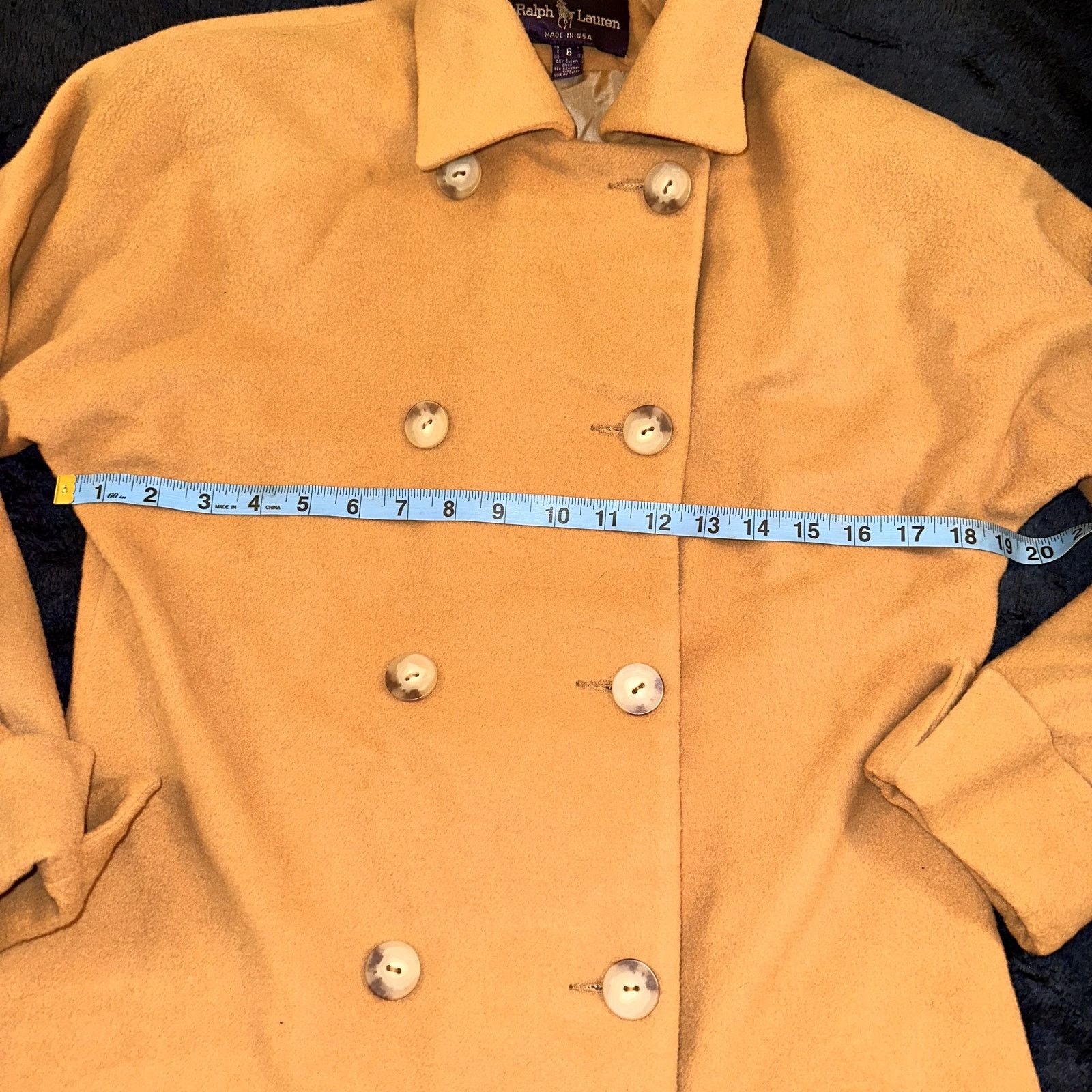 Ralph Lauren \ 80'S RALPH LAUREN CAMEL 100% CASHMERE SKIRT & JACKET SUIT Size 27" / US 4 / IT 40 - 8 Thumbnail