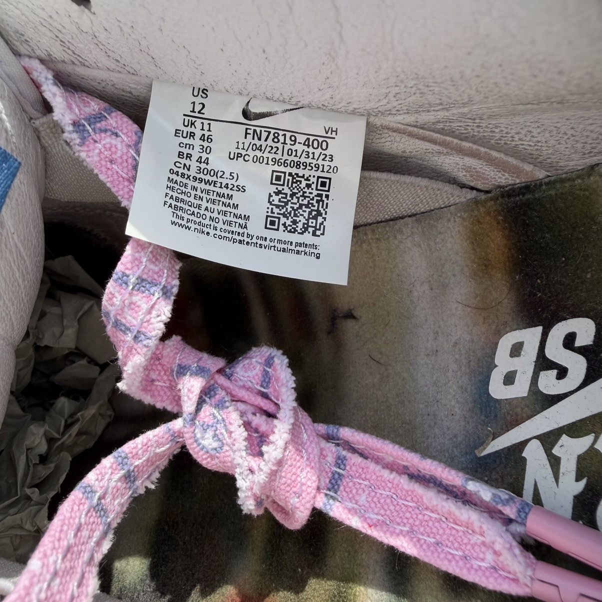 Born X Raised × Nike Nike x Born X Raised SB Dunk Low Size 12 Mens Size US 12 / EU 45 - 8 Thumbnail