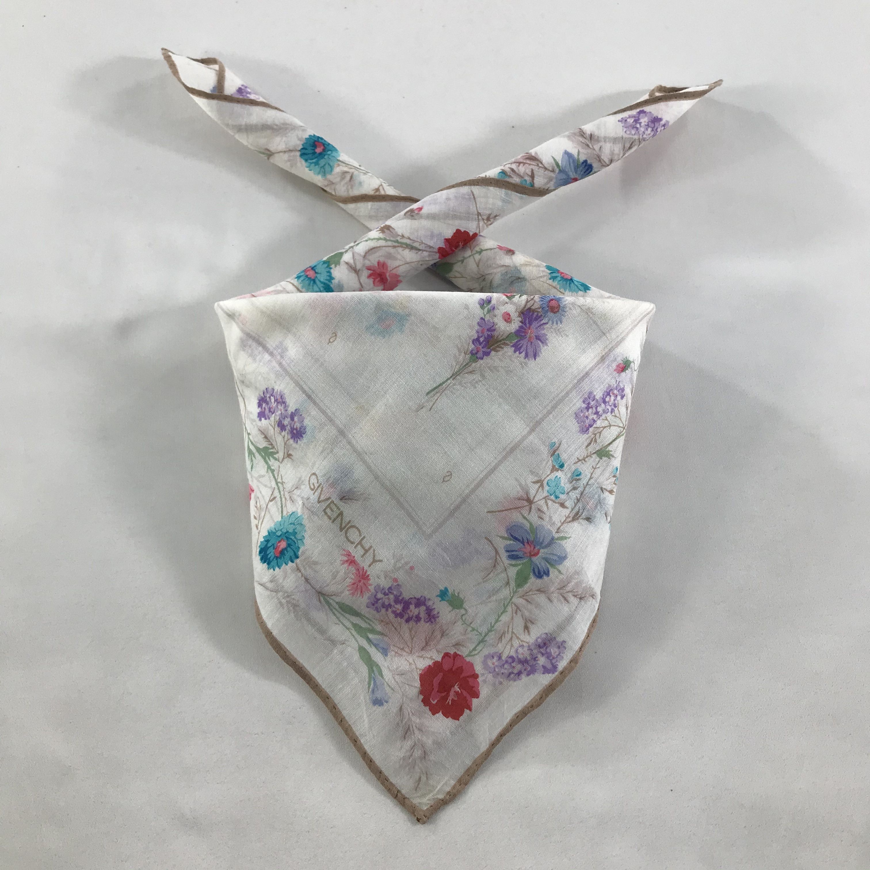 Vintage Givenchy Bandana / Handkerchief / Neckerchief - S1323 Size ONE SIZE - 3 Thumbnail