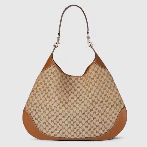 Gucci o1la5ras0526 Size: OS / B Maxi Shoulder Bag in Beige/Brown Size ONE SIZE - 1 Thumbnail