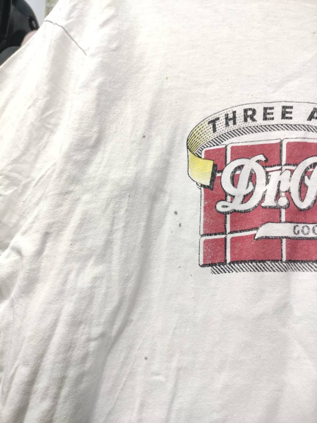 Vintage Vtg 90's Dr. Pepper "Three A Day" Single Stitch USA T-Shirt Size US L / EU 52-54 / 3 - 5 Thumbnail