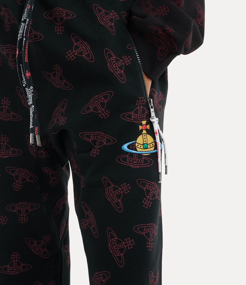 Vivienne Westwood o1srvl11e0326 Sweatpants & Joggers in Black/Red Size US 34 / EU 50 - 9 Thumbnail