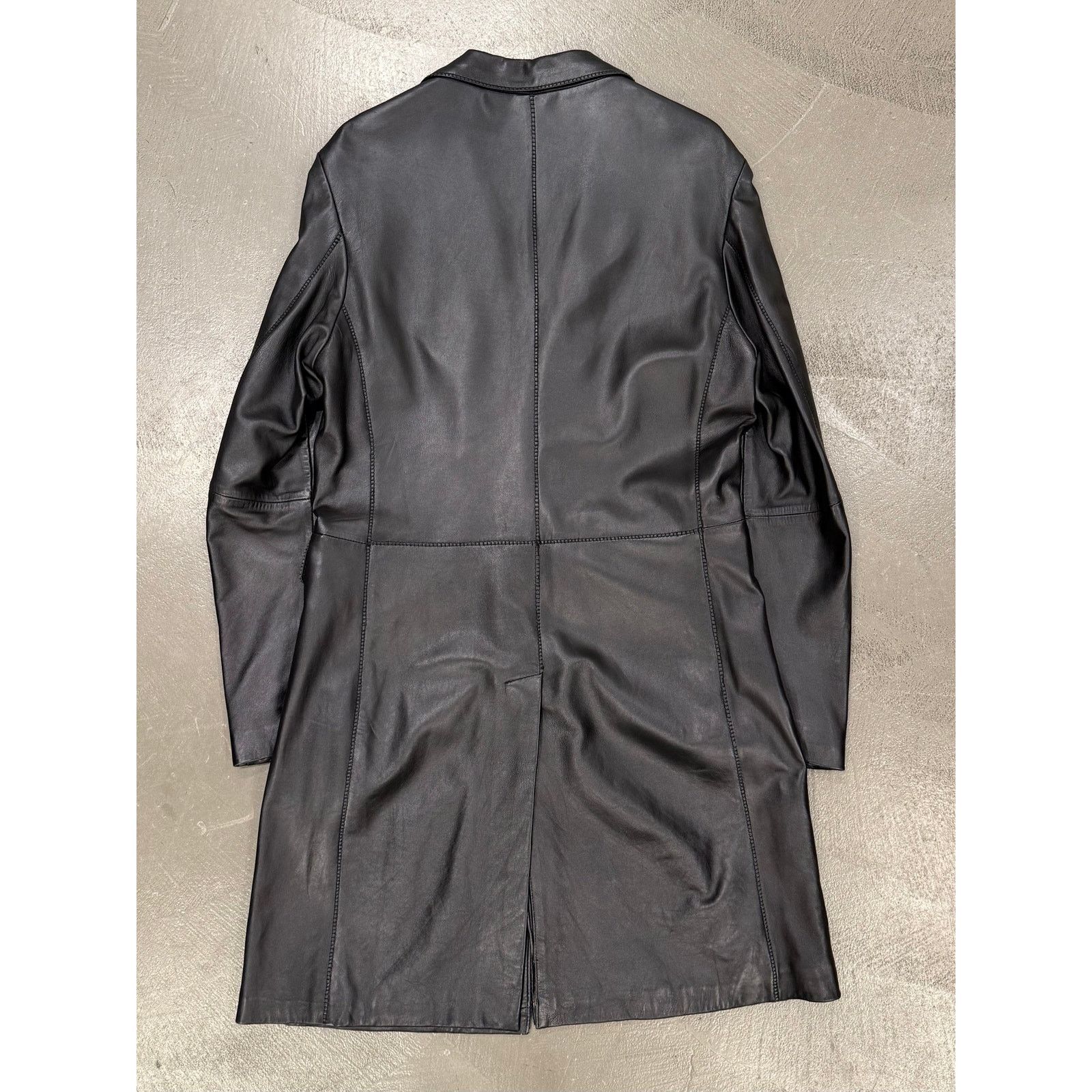 2000s Roberto Cavalli leather coat