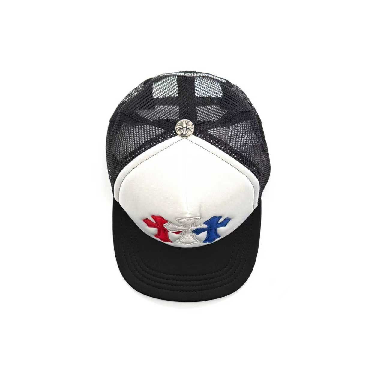 Chrome Hearts Chrome Hearts Multi Triple Leather Cross Trucker Cap Size ONE SIZE - 3 Thumbnail