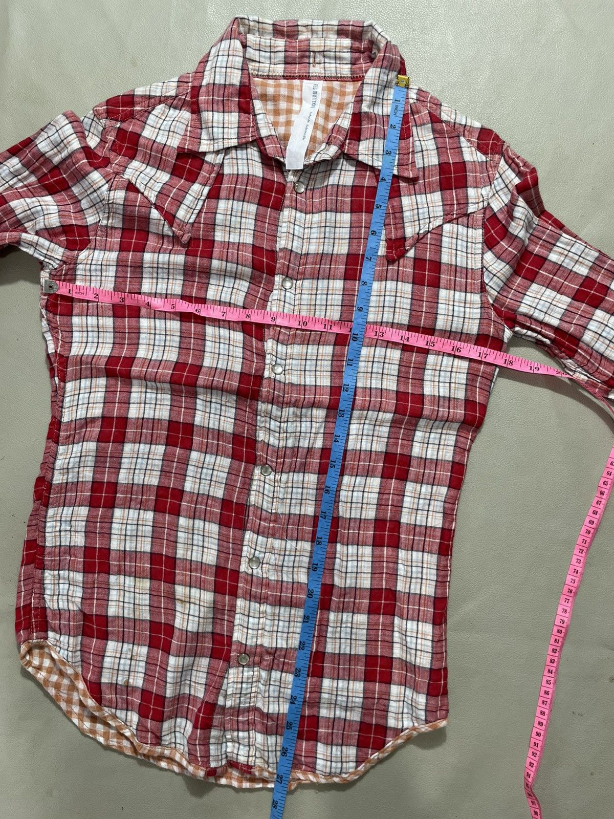 Hysteric Glamour Redbutton Distressed Button wastern shirt Size US S / EU 44-46 / 1 - 6 Thumbnail