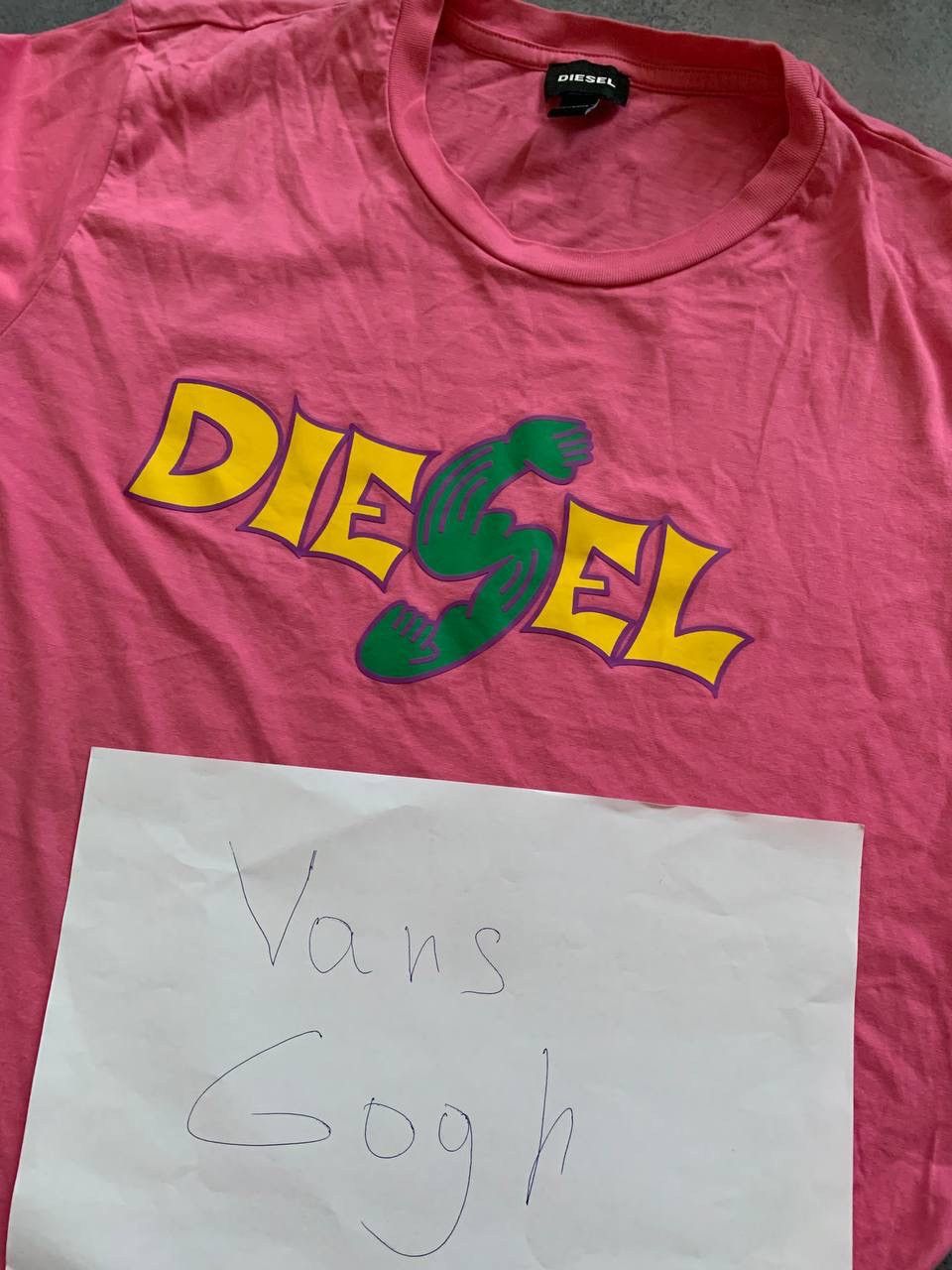 Diesel × Vintage Vintage Avant-Garde Diesel Y2K Tee Japan Style Size US L / EU 52-54 / 3 - 6 Thumbnail