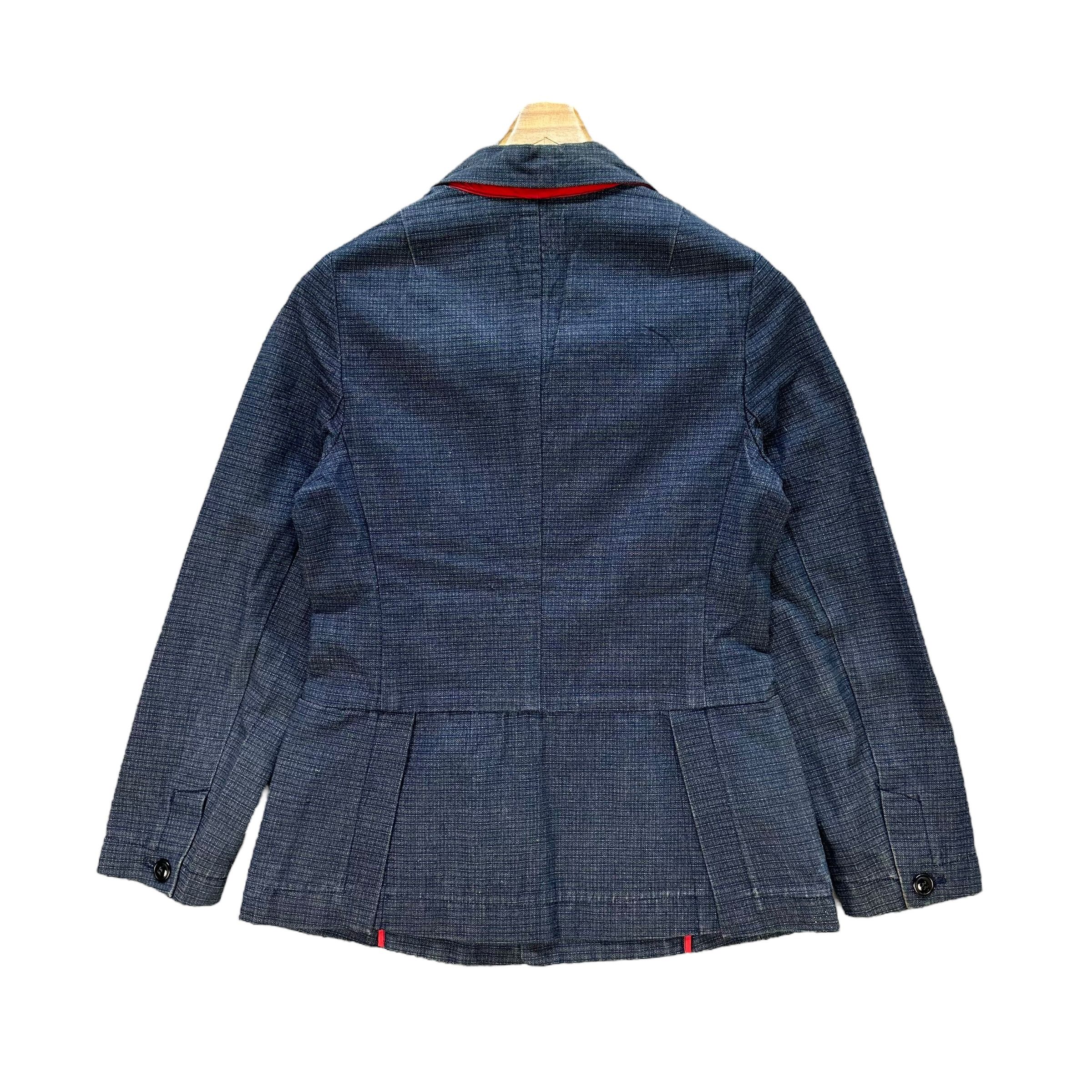 Blue Blue Japan BLUE BLUE JAPAN Arigato Pure Indigo Denim Jacket #A81-1951 Size M / US 6-8 / IT 42-44 - 12 Thumbnail