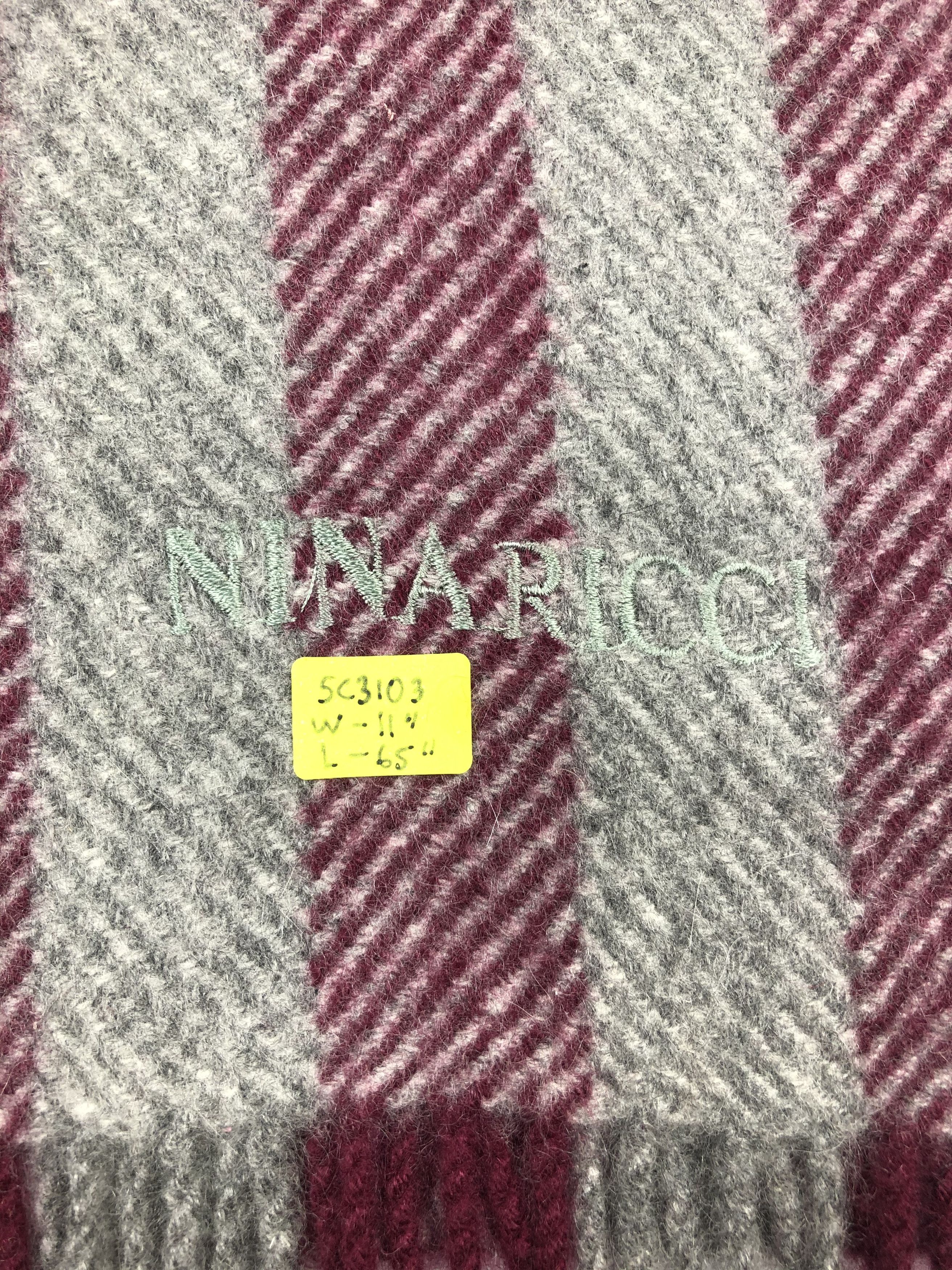 Nina Ricci × Vintage Nina Ricci Scarf / Muffler / Neckwear Wool Size ONE SIZE - 5 Thumbnail