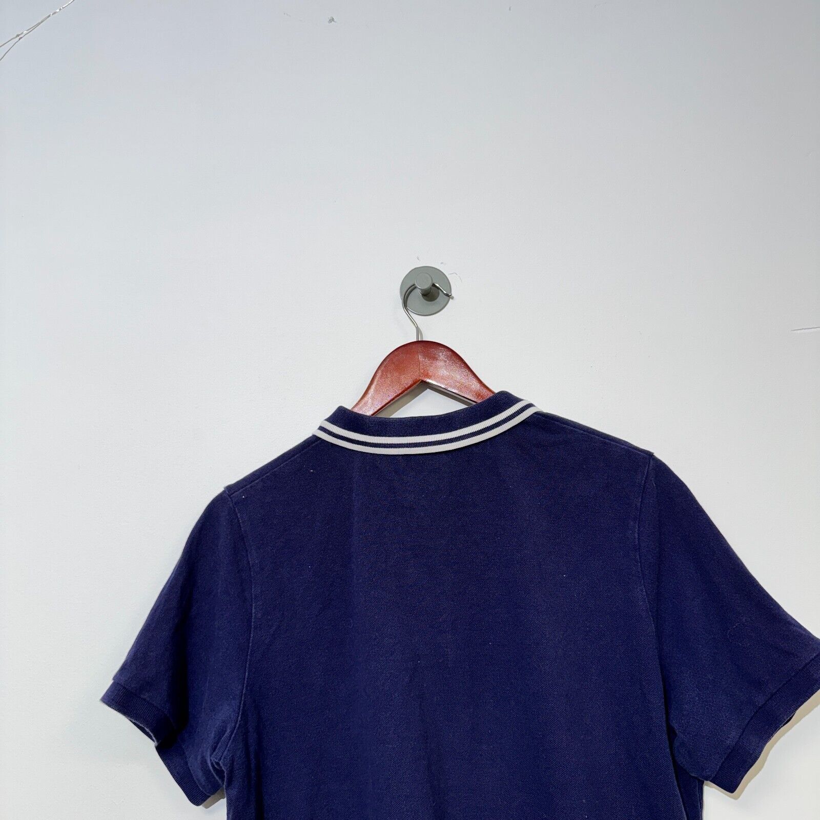Levi's × Vintage Vintage Levis Unisex Navy Blue Cotton Polo Shirt Size L 90s Size US L / EU 52-54 / 3 - 9 Thumbnail