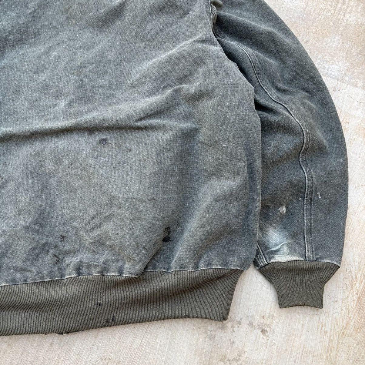 Carhartt Vintage 00s Sunfaded Carhartt Active Hooded Jacket Size US XL / EU 56 / 4 - 12 Thumbnail