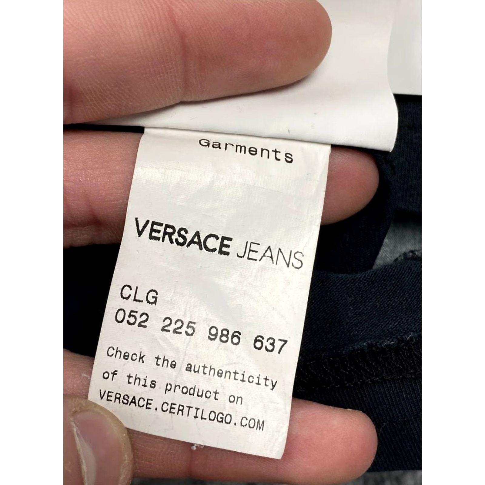 Versace Jeans Couture VINTAGE Versace Jeans Couture T Shirt Big Logo Men Size L Black Shirt Mens Size US L / EU 52-54 / 3 - 6 Thumbnail