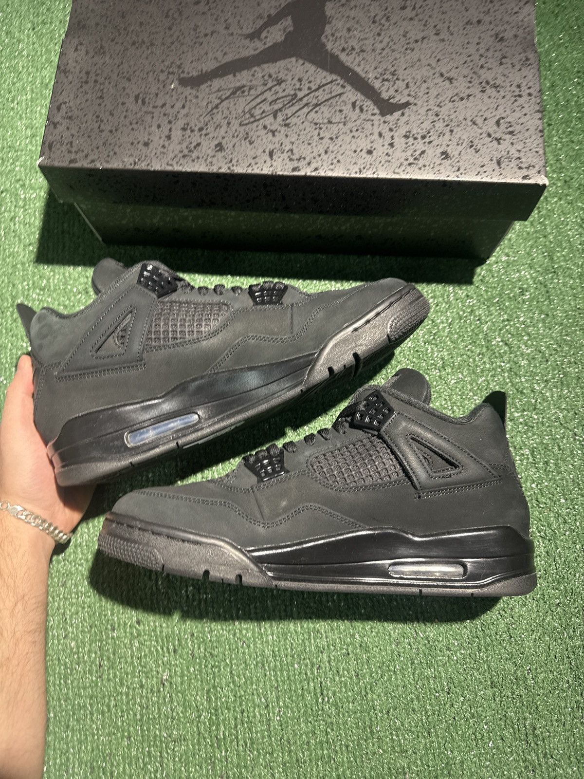 Jordan Brand Jordan 4 black cat 2025 Size US 10.5 / EU 43-44 - 4 Thumbnail