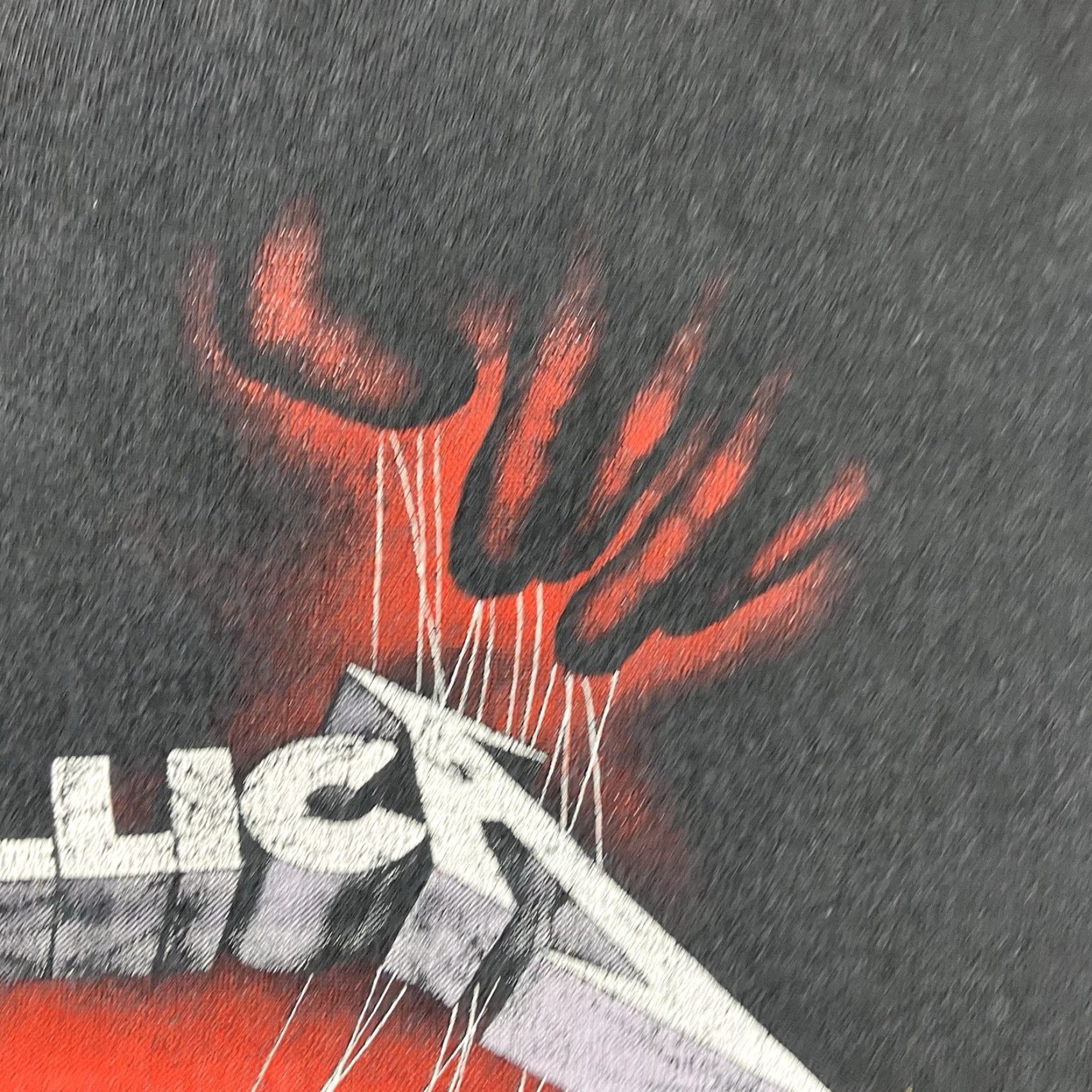 Vintage VINTAGE Metallica Master of Puppets Shirt 90s Men's 2XL Black V-Neck Graphic Print Tennessee River Tag Size US XXL / EU 58 / 5 - 7 Thumbnail