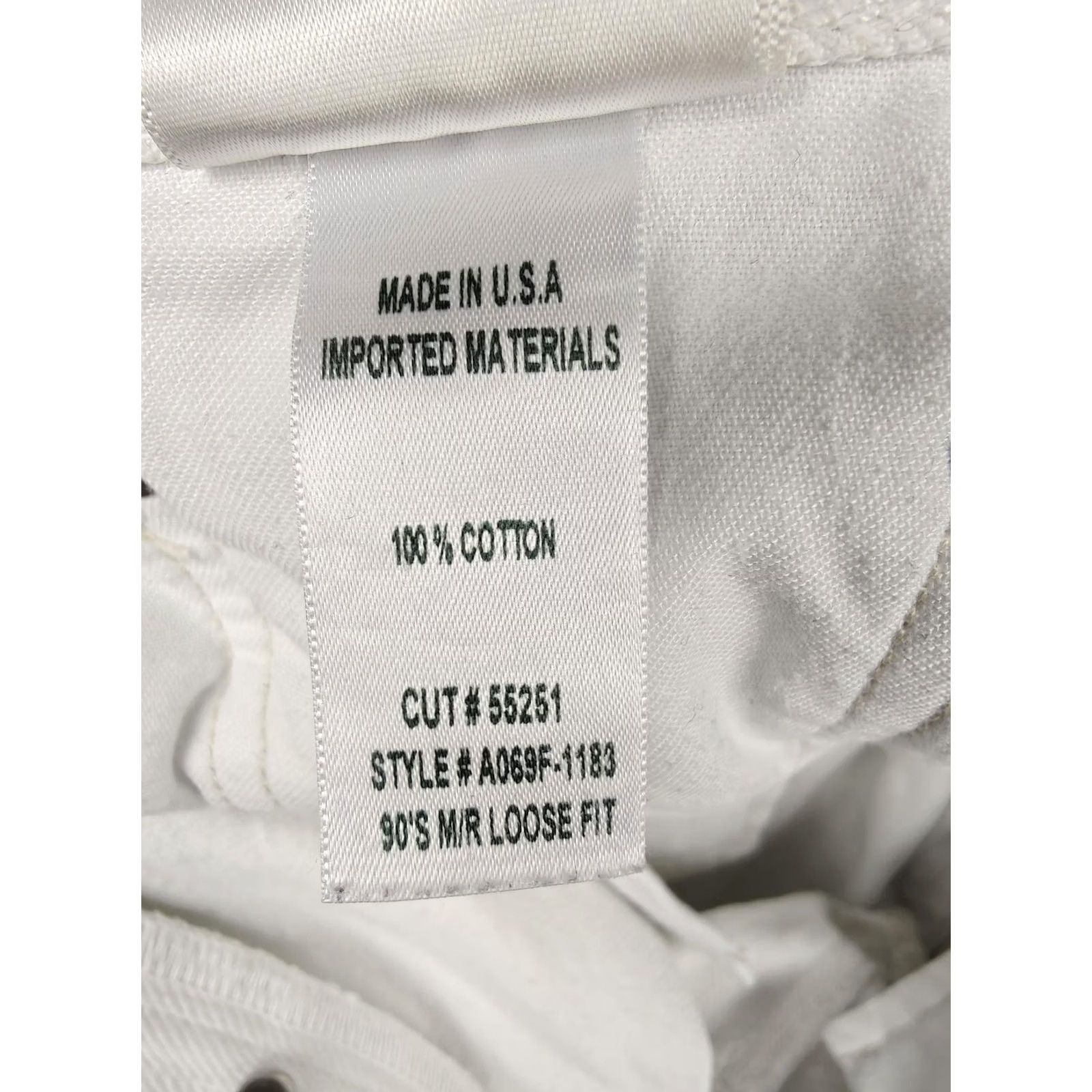 Agolde AGOLDE Jeans Womens 90s Mid Rise Loose Fit 27 White Light Wash Distressed Denim 5-Pocket Button, 100% Cotton, Vintage No, Fall, 28.5 Inseam, Womens Size 27" / US 4 / IT 40 - 6 Thumbnail