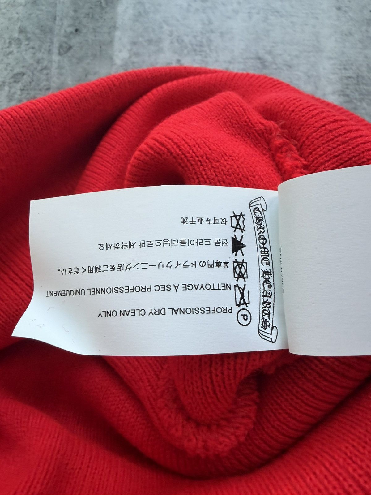 Chrome Hearts Chrome Heart Red CH beanie Size ONE SIZE - 5 Thumbnail