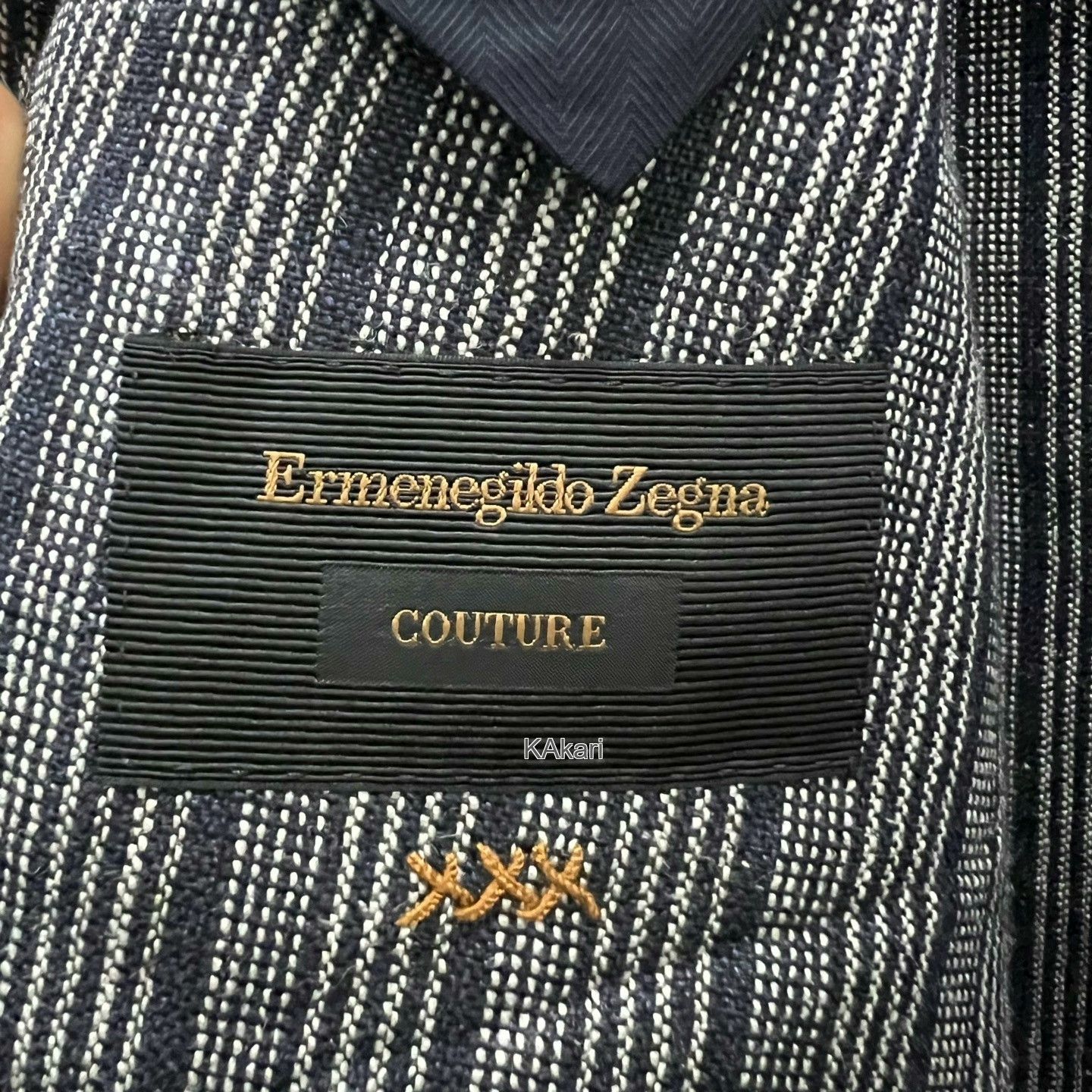 Ermenegildo Zegna Zegna Pinstripe Double-Breasted Suit Size US M / EU 48-50 / 2 - 4 Thumbnail