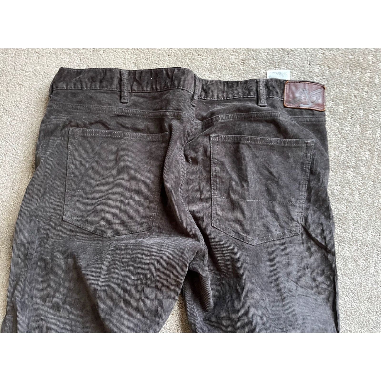 Dockers DOCKERS Straight Fit Corduroy Pants Black Classic Men’s 38W x 34L Size US 38 / EU 54 - 2 Thumbnail