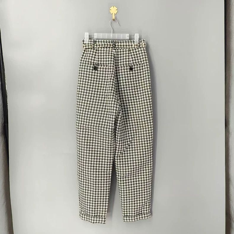 Dior Dior dior houndstooth patterned long pants-2507 Size US 32 / EU 48 - 2 Thumbnail