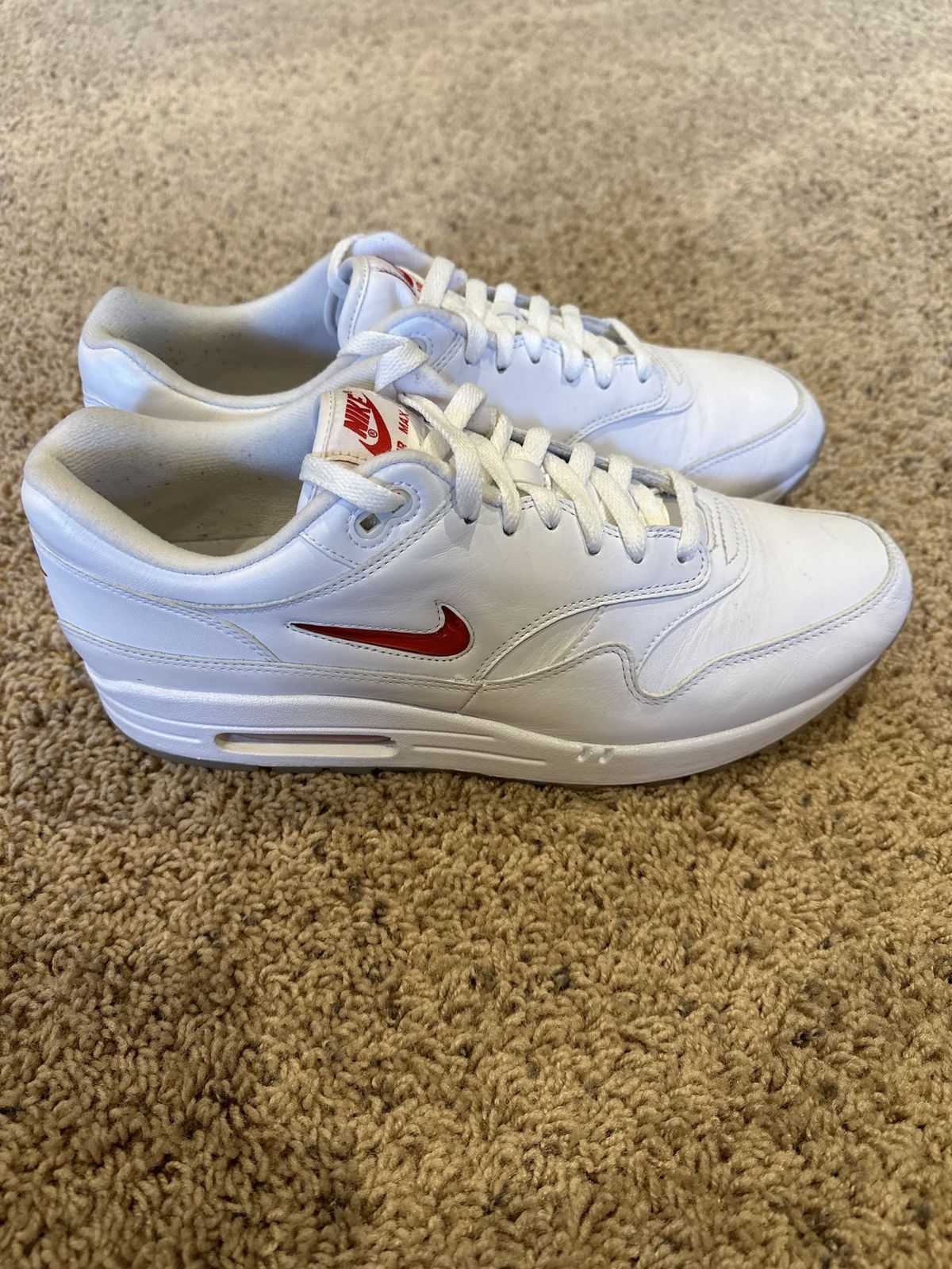 Nike Air Max 1 Premium Rare Ruby Size US 12 / EU 45 - 1 Thumbnail
