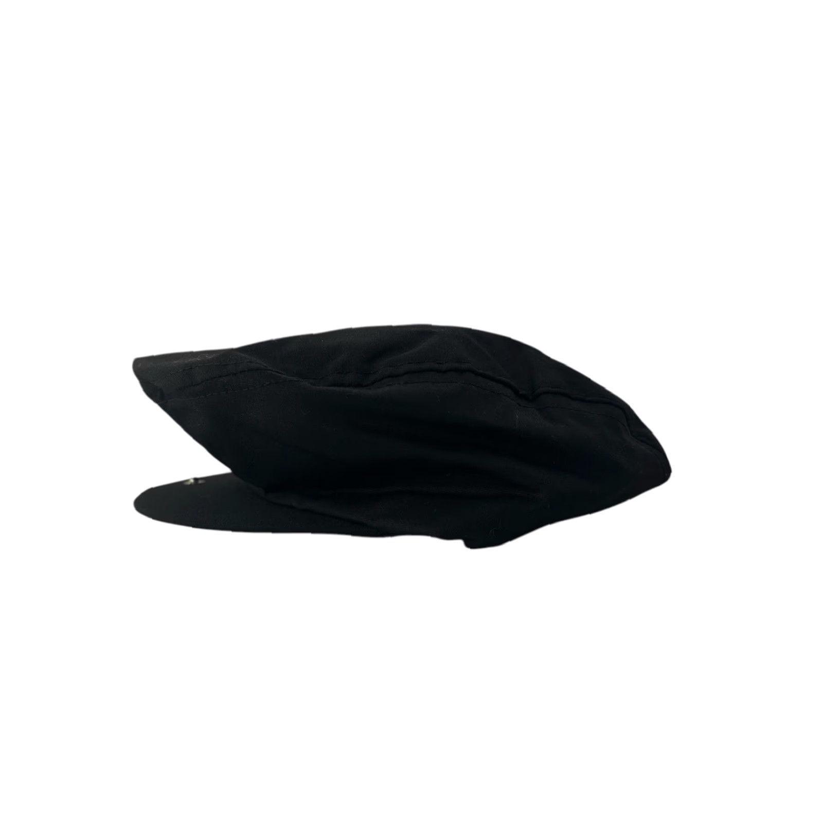 Vintage VINTAGE cabbie drivers flat cap hat Mens Adult Medium Black NWOT 90s deadstock Made in USA cap Size ONE SIZE - 2 Thumbnail