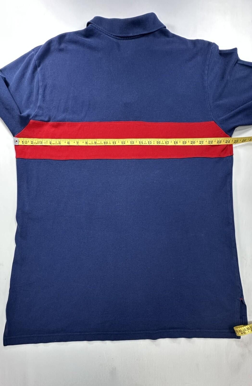 Other Polo Jeans Co. 1/4 Button 100% Cotton Polo Shirt Blue Mens L Size US L / EU 52-54 / 3 - 4 Thumbnail
