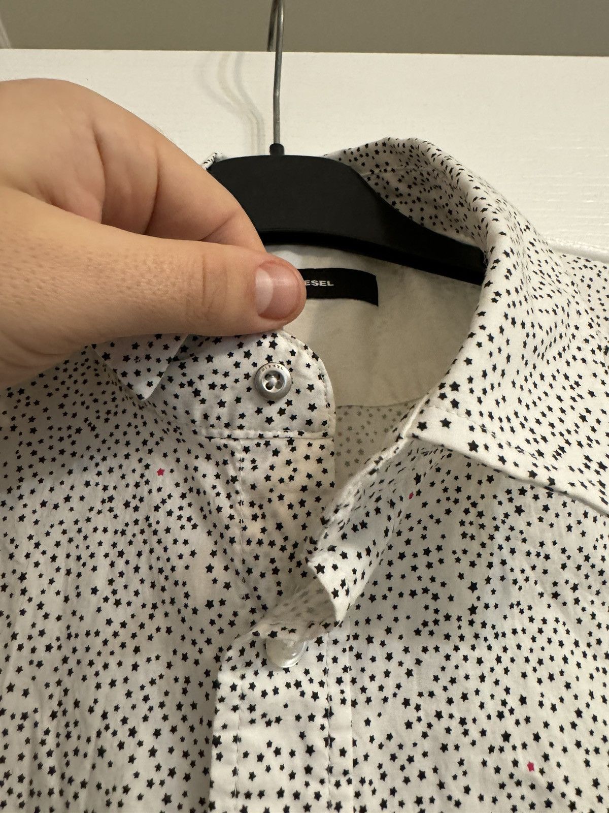 Diesel × Vintage Diesel Star Printer Shortsleeve Shirt Vintage XL size Size US XL / EU 56 / 4 - 12 Thumbnail