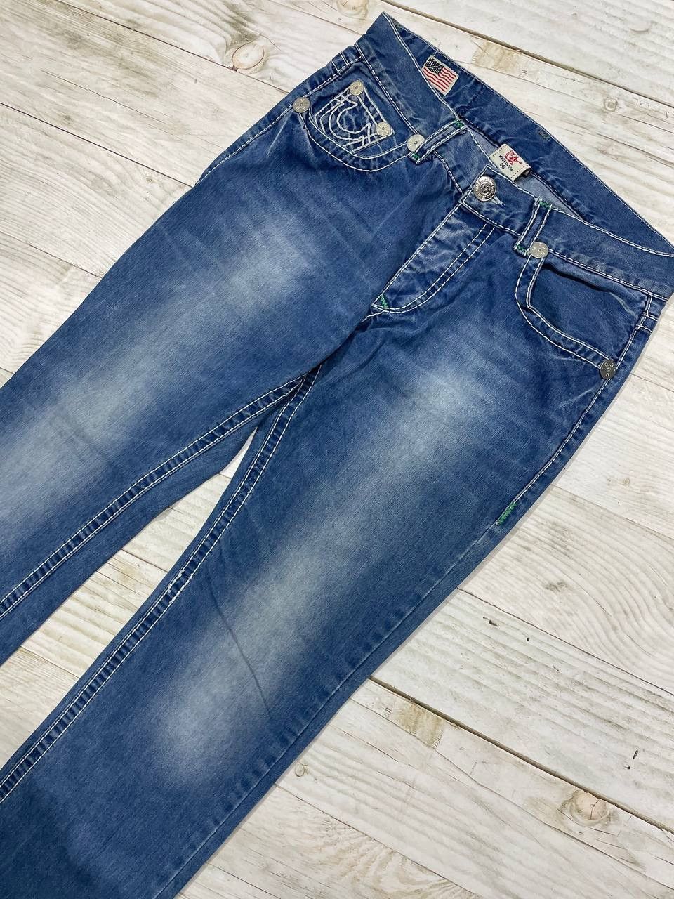Japanese Brand Vintage True Religion Ricky Super Denim Jeans Baggy Size US 36 / EU 52 - 3 Thumbnail