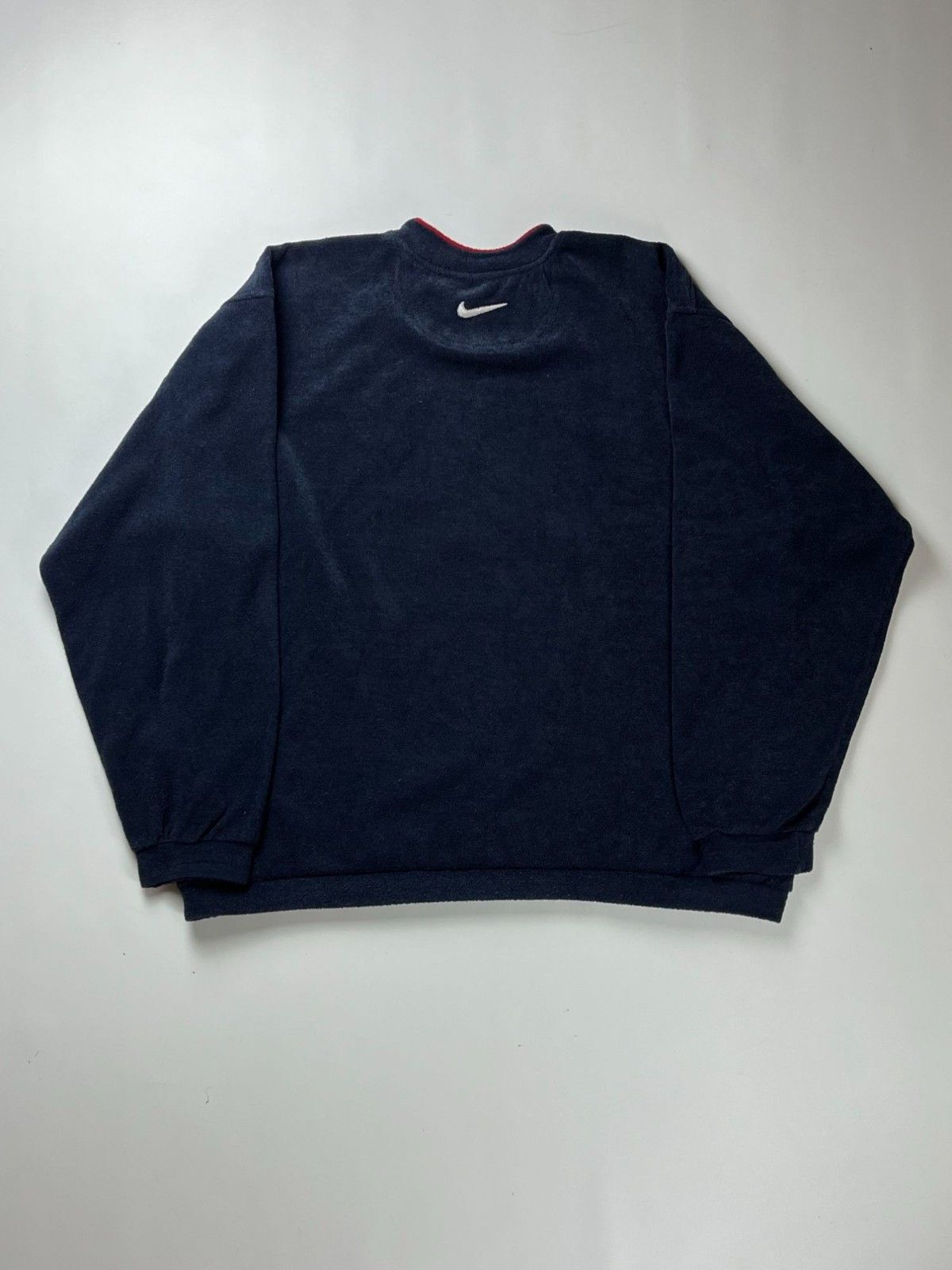 Nike Nike Rare 90s Teddy Sweatshirt with Big Logo – Made in Italy Size US XL / EU 56 / 4 - 6 Thumbnail