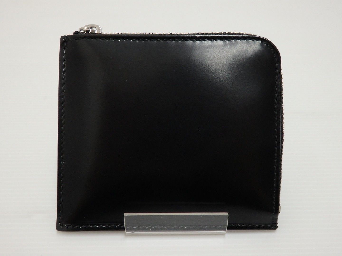 Comme des Garcons Wallet Coin Case L-shaped Zipper Leather Black Size ONE SIZE - 1 Thumbnail