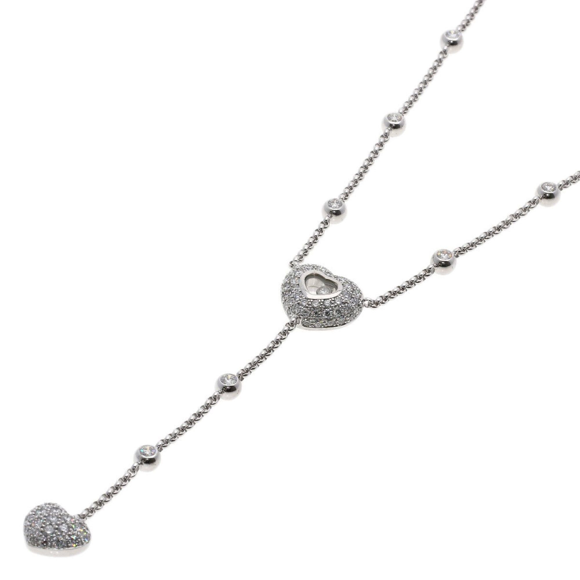 Chopard Chopard Happy Diamonds Necklace, 18K White Gold, Women's Size ONE SIZE - 1 Thumbnail